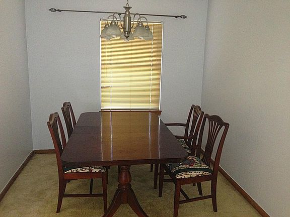 Tenant is welcome to use this formal dinning table and chair