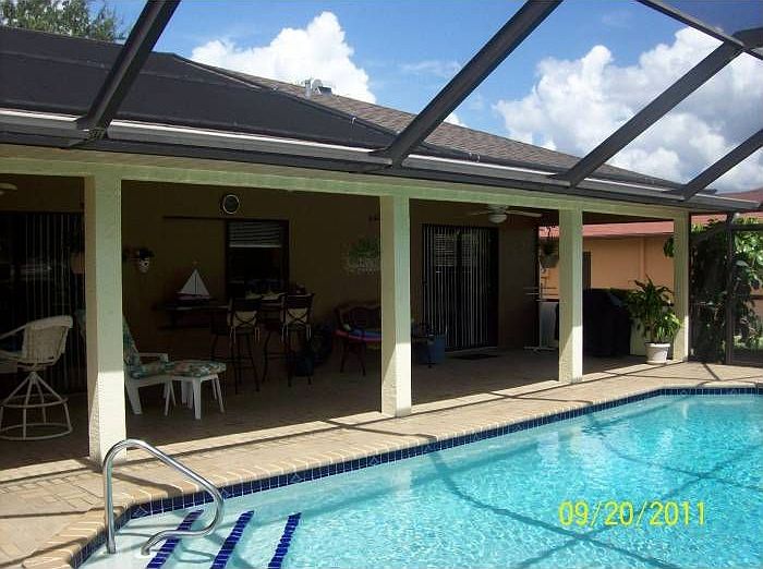 Looking at pool deck