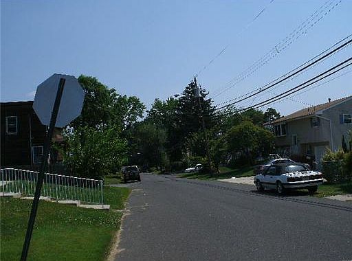 A view down the street.