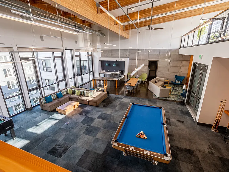 Community Clubhouse with Pool Table