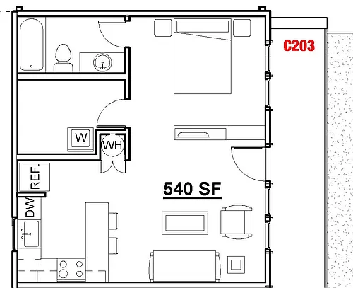 Floor plan C203