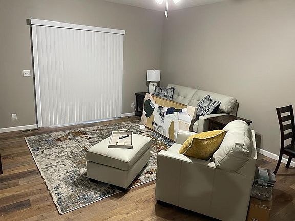 Living Space shown with furniture