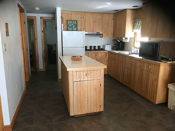 Kitchen view from dining