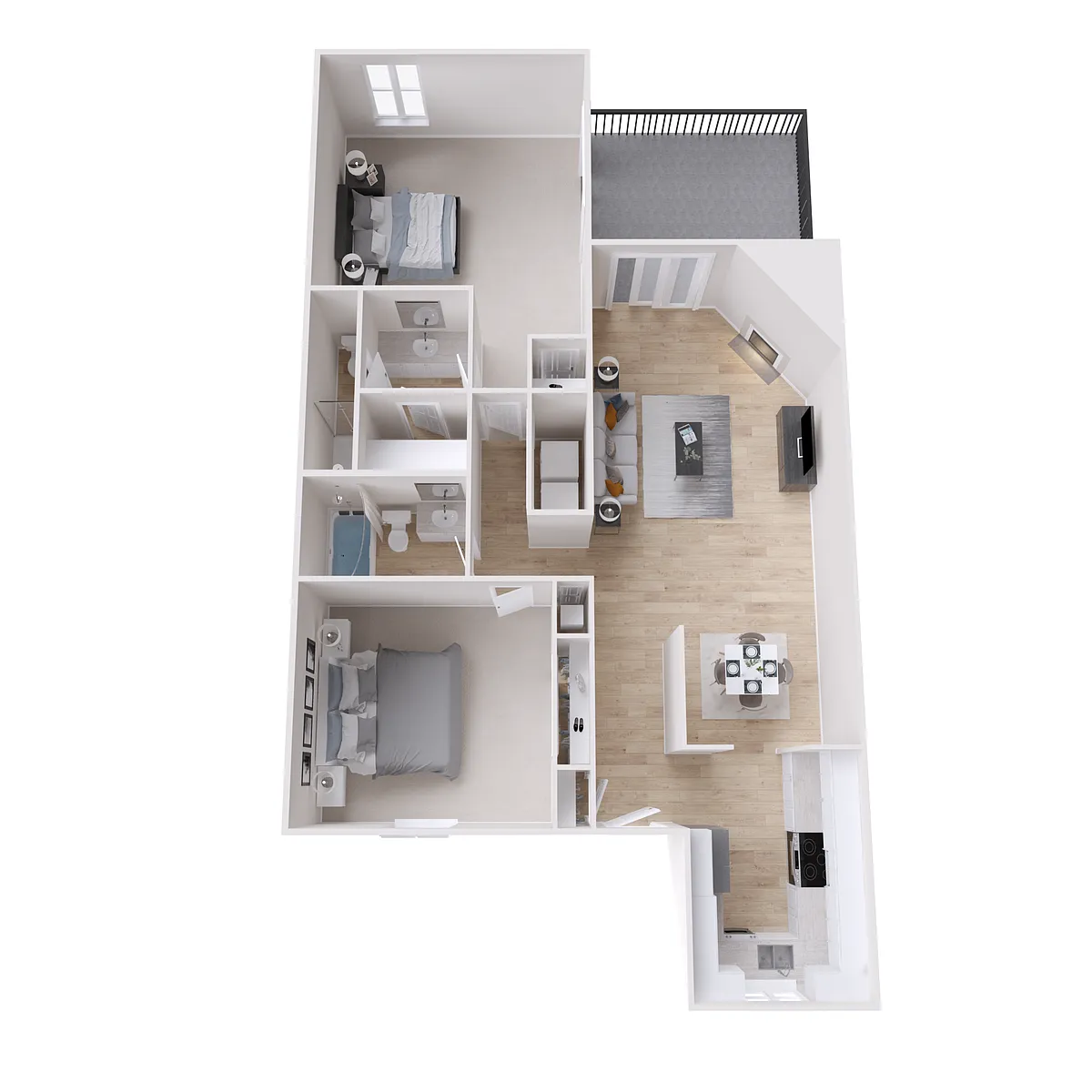 Floor plan B3