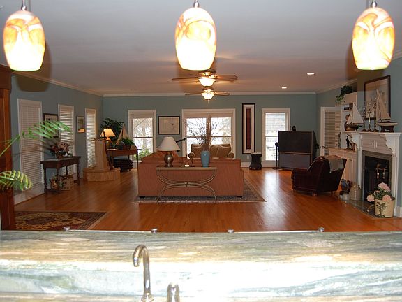 View of he great room from the kitchen