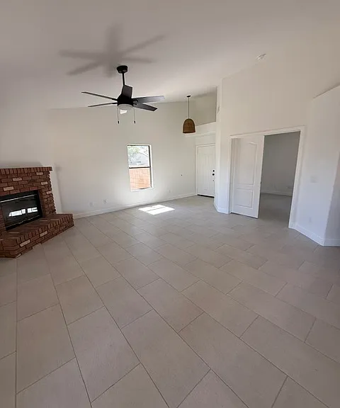 Gas fireplace for those cool winter nights