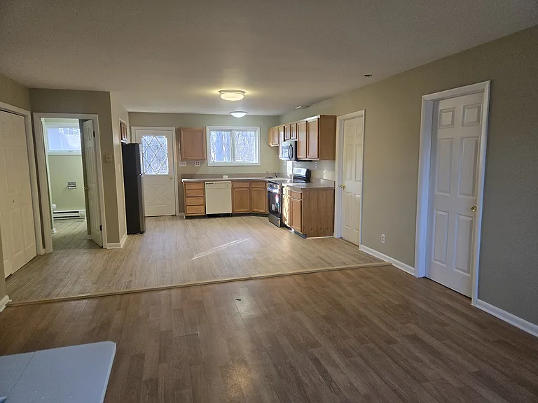 Kitchen & Living room
(White dishwasher being replaced today with new SS)