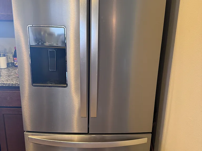 Actual refrigerator included.