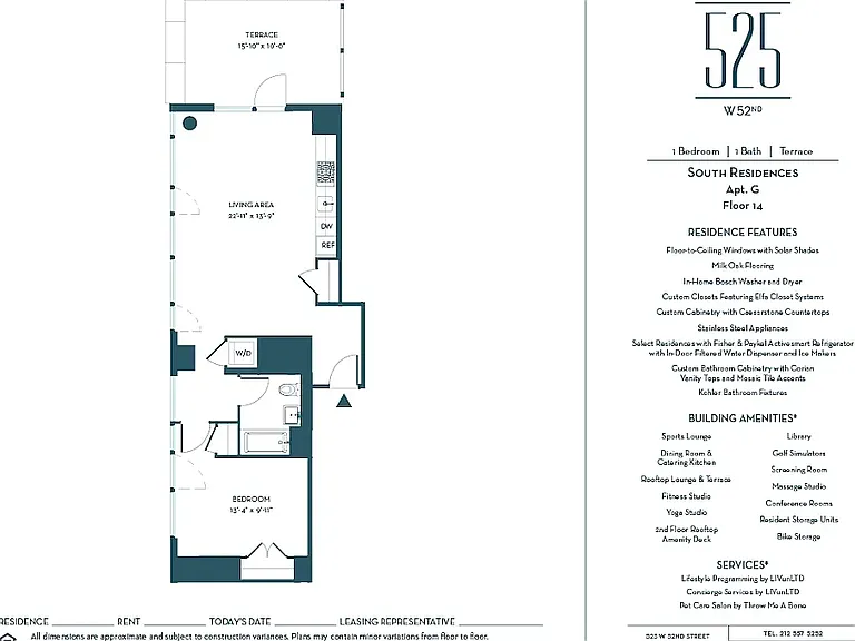 525 W 52nd St #14GS — Photo 17