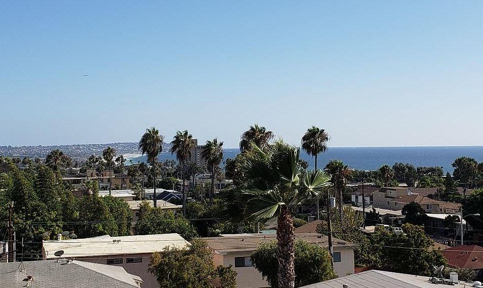 Ocean view from the large private balcony