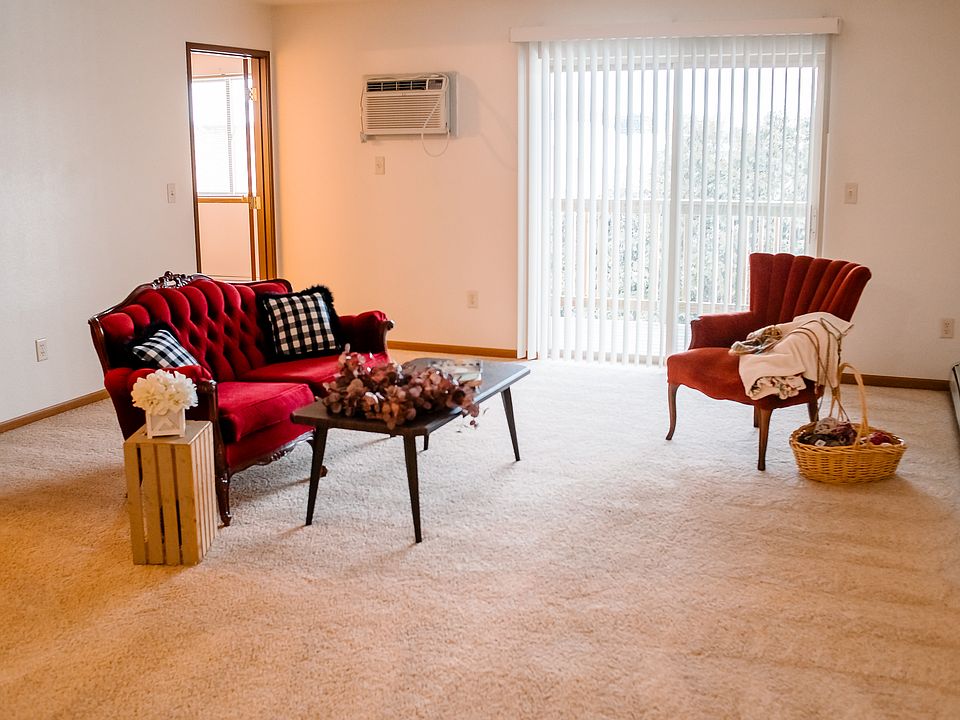 Living Room with Master BR and patio doors