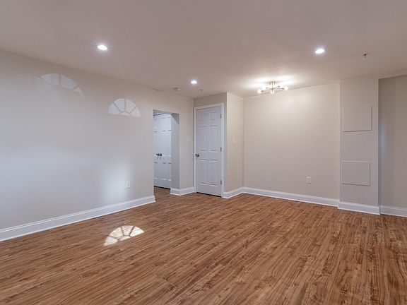 Dining area and living room closet