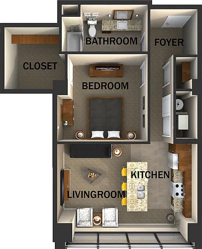 Floor plan Suite Style A