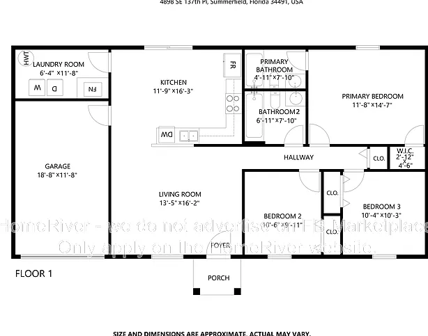 3 bed, 2.0 bath, 1164 sqft, $1,600 — Photo 3