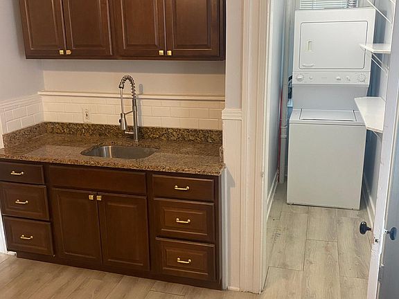 kitchen and laundry space