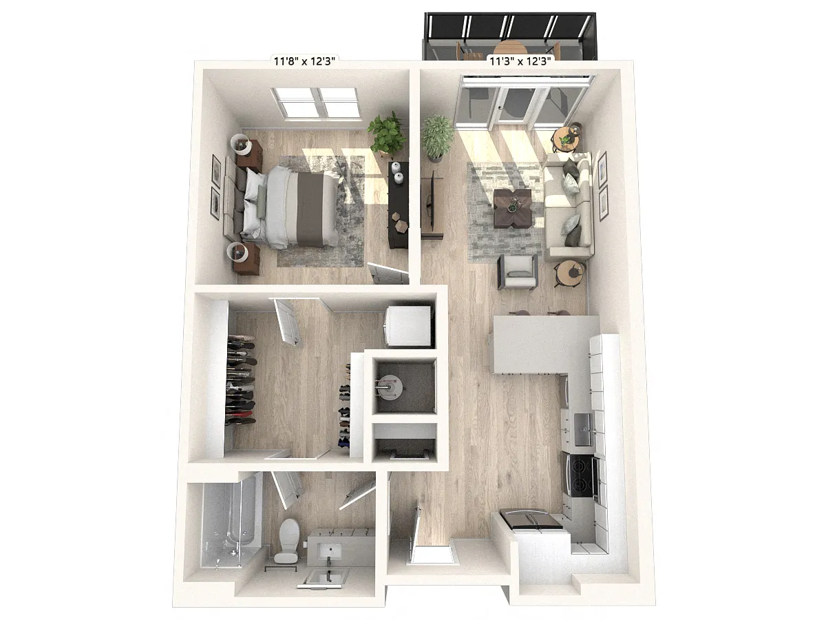 Floor plan A1d