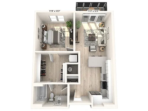 Floor plan A1d
