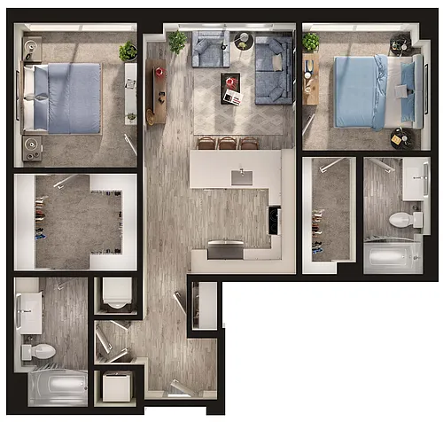 Floor plan B2