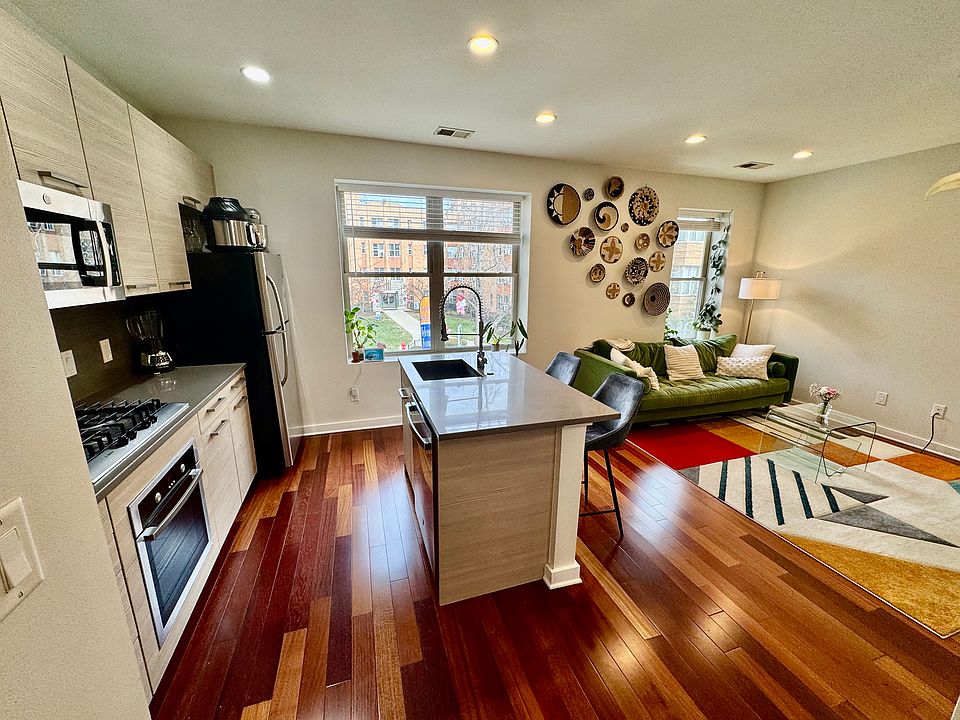 Kitchen and living room