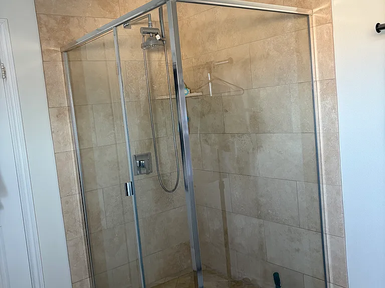 Shower room in master bathroom.
