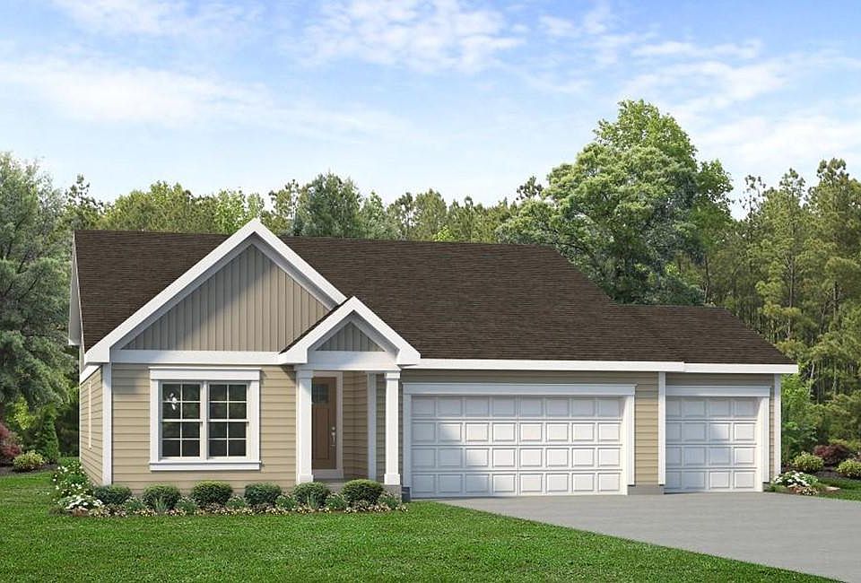 Franklin A 3 Car Garage