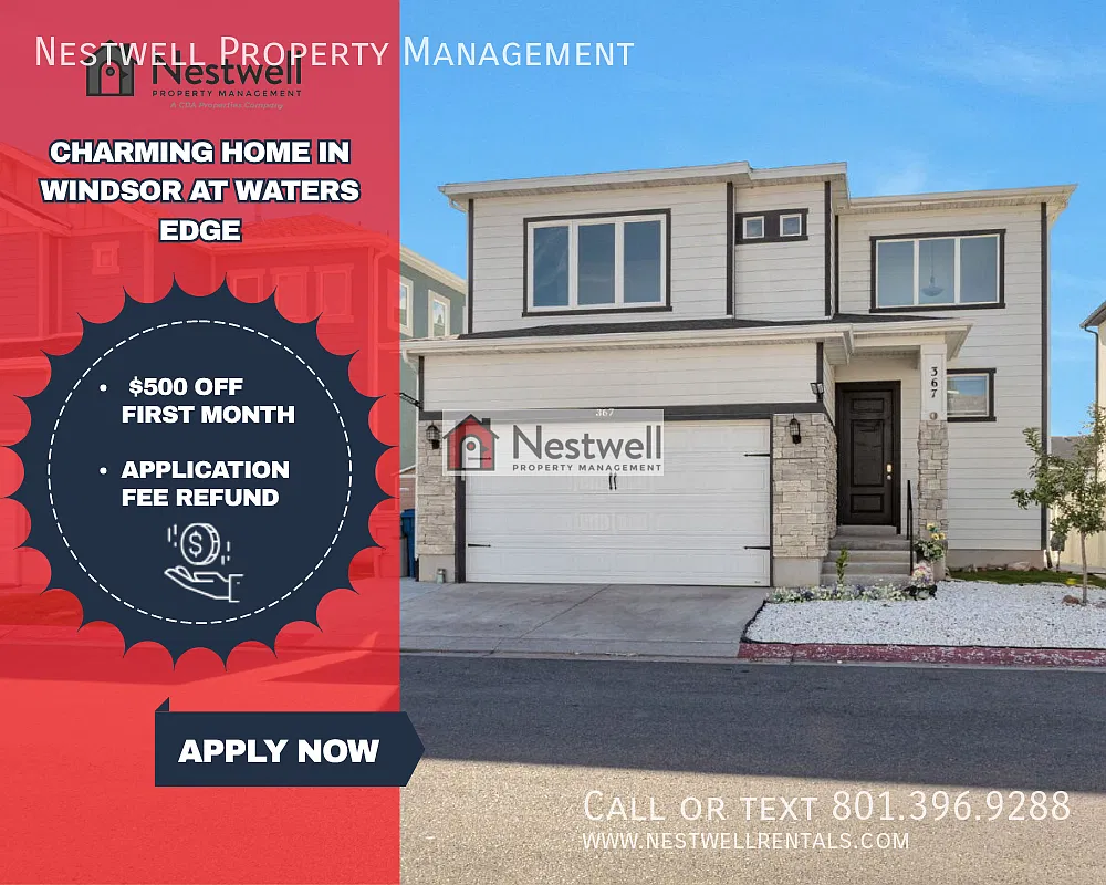 $500 off first month-Charming Home in Windsor at Waters Edge — Photo 1