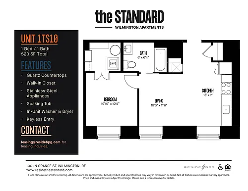 Floor plan 1TS10