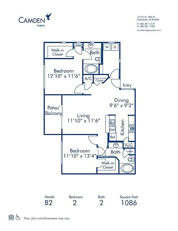 Floor plan B2