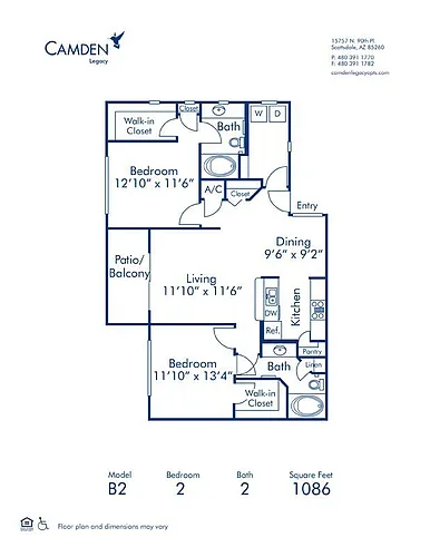 Floor plan B2