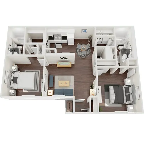 Floor plan 2X2