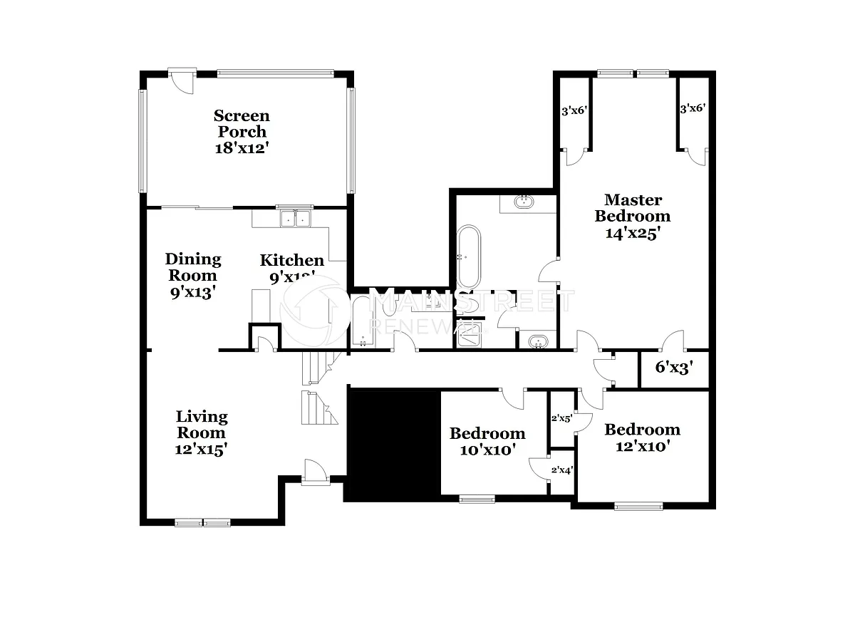 Floor Plan - 1590 Glynn Ct