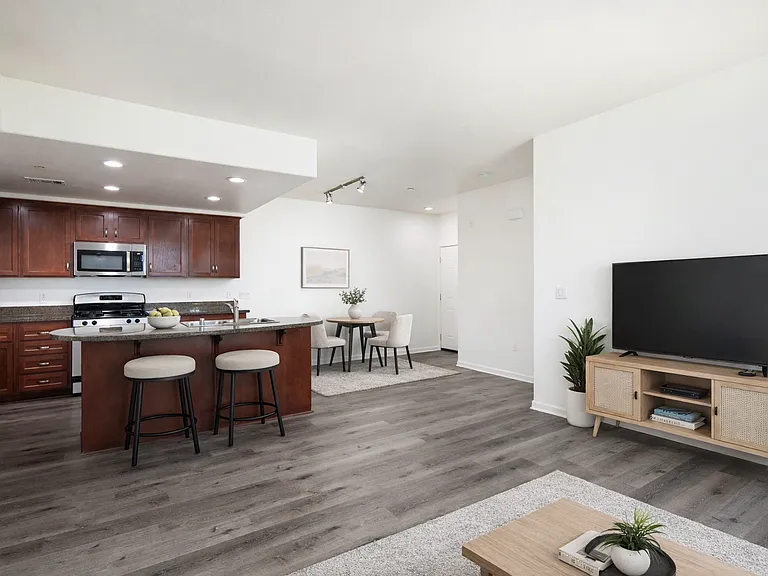 Living, Dining, & Kitchen Area - Wailua 3 Bedroom Floor Plan