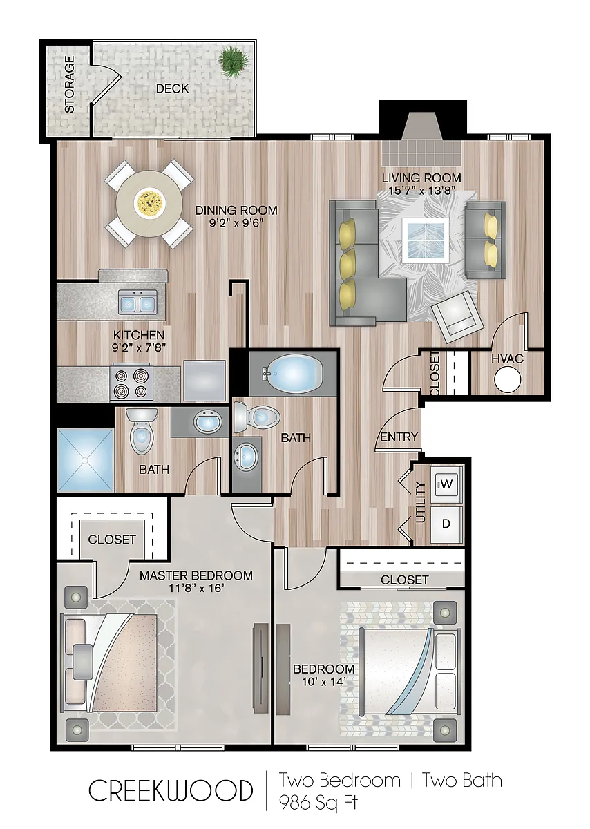 Floor plan Creekwood