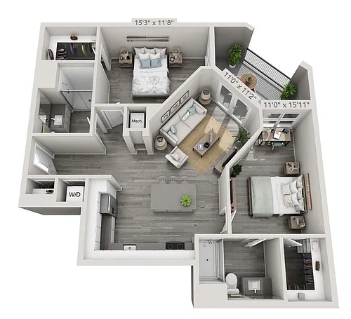 Floor plan B2
