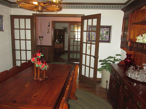 French doors/dining room