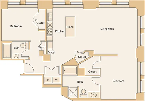 Floor plan 2G