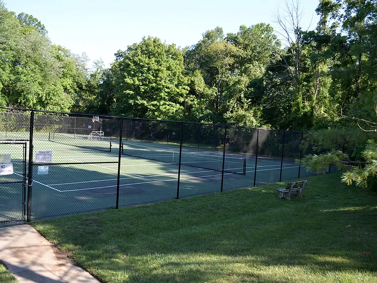 Community tennis courts.