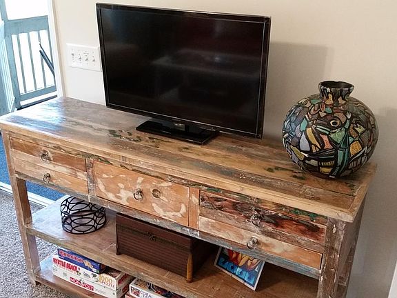 Entertainment center / TV's also in bedrooms