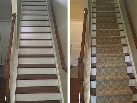 Custom stair runner 