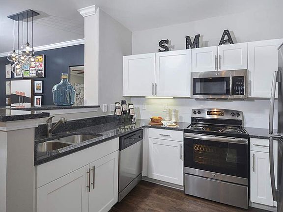 Gourmet Kitchen With Stainless Steel Appliances
