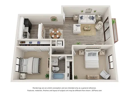 Floor plan Colonial Invitational