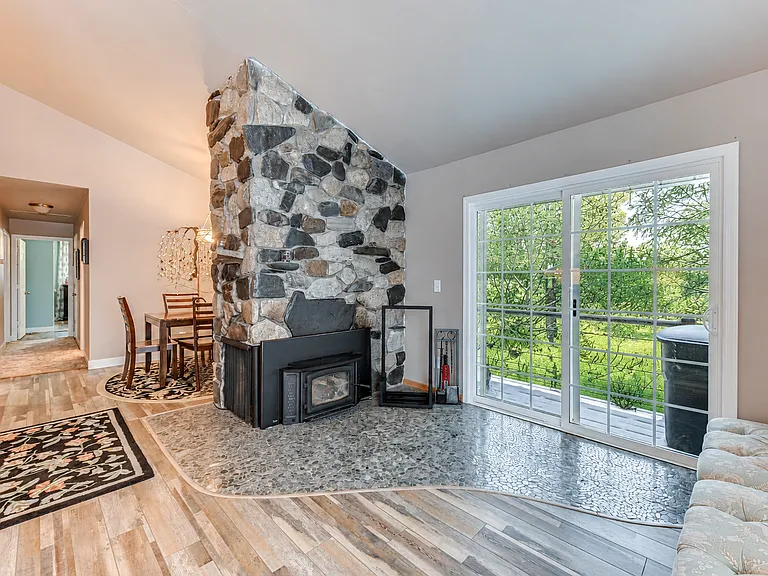 Upstairs fireplace.
