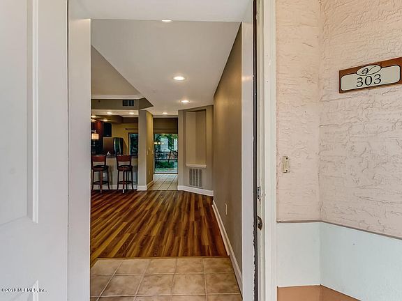 View inside front door