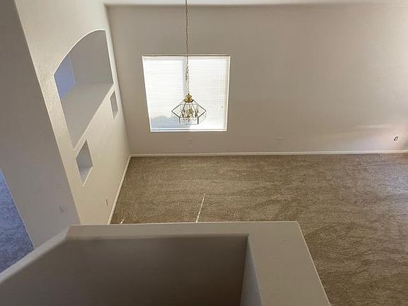 View from upstairs overlooking livingroom