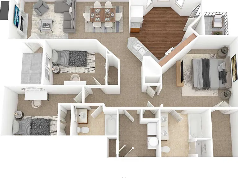 Chateau Mirage Apartment Homes — Photo 44