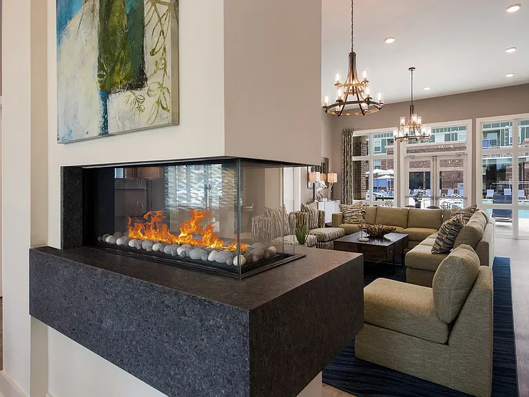 Cozy Fireplace in Club House
