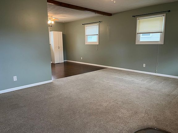 Living room towards dining area