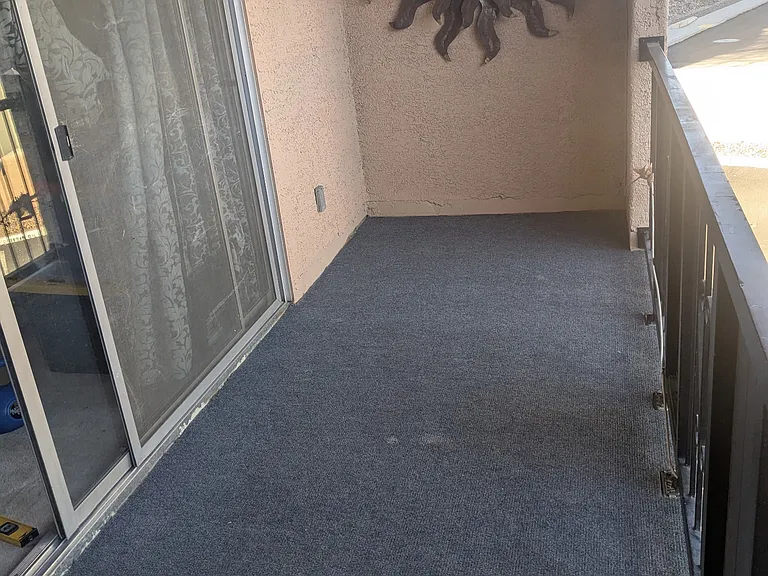 Upstairs balcony