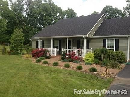 Extentive low maintenance landscaping