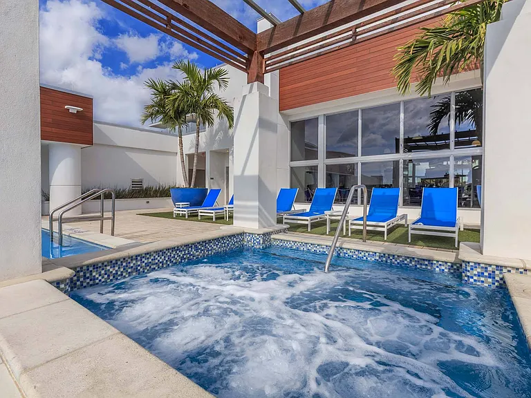 Take a dip in the jacuzzi and let the warm water melt away the stress of the day.